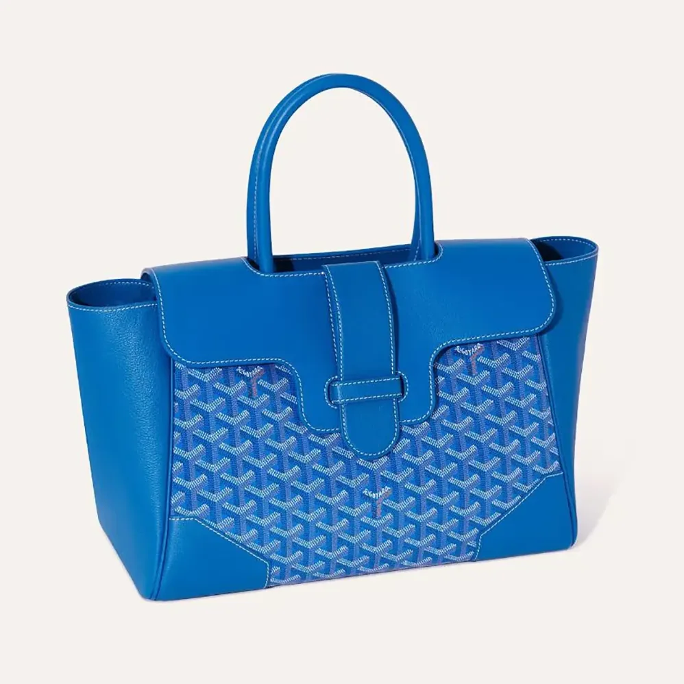 Goyard Saïgon Tote Bag for Women in Sky Blue