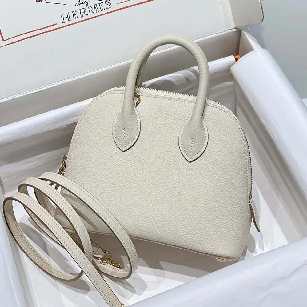 Hermes Bolide 1923 Bag in Epsom Calfskin for Unisex in Beige Hermes Bolide 1923 Bag in Epsom Calfskin for Unisex in Beige
