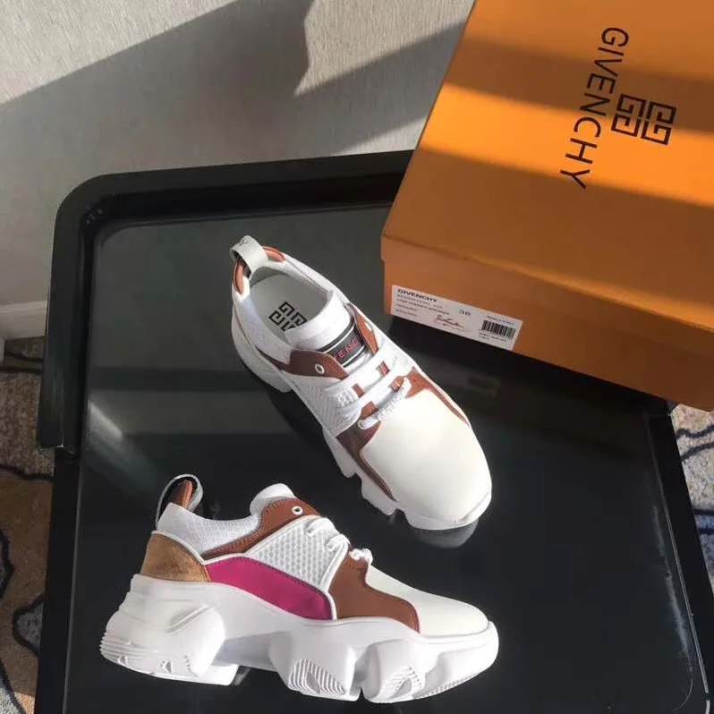 Givenchy Shoes Low Jaw Sneakers in Neoprene and Leather for Women Givenchy Shoes Low Jaw Sneakers in Neoprene and Leather for Women
