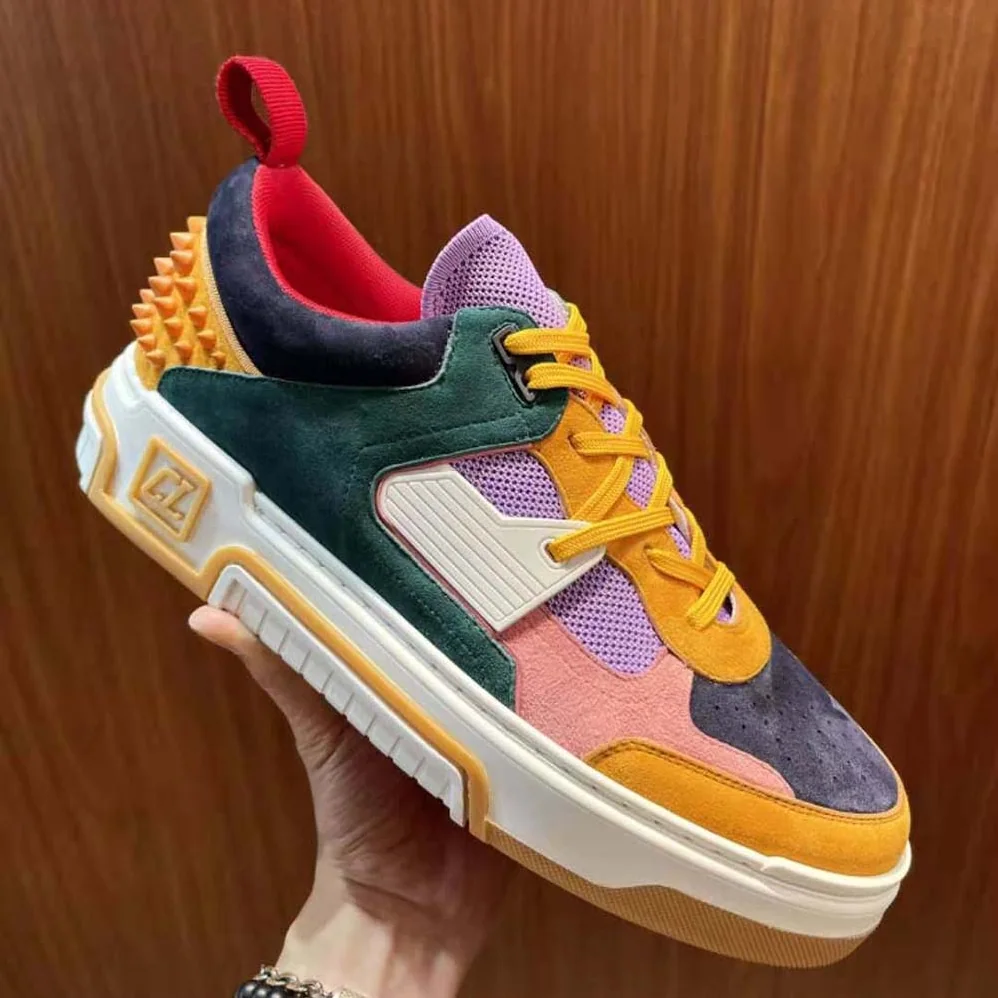 Christian Louboutin Astroloubi in Veau Velours for Unisex in Green Christian Louboutin Astroloubi in Veau Velours for Unisex in Green
