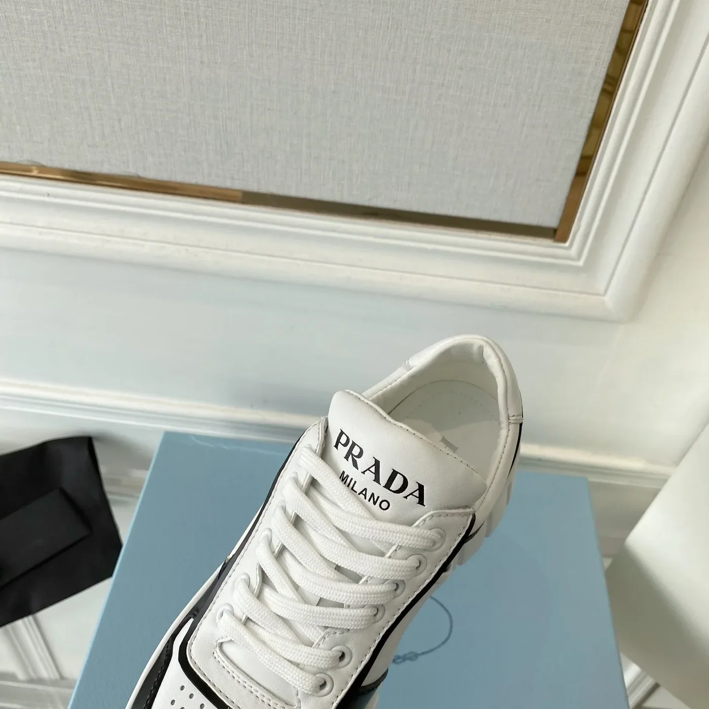 Prada Gabardine Sneakers Black for Women Prada Gabardine Sneakers Black for Women
