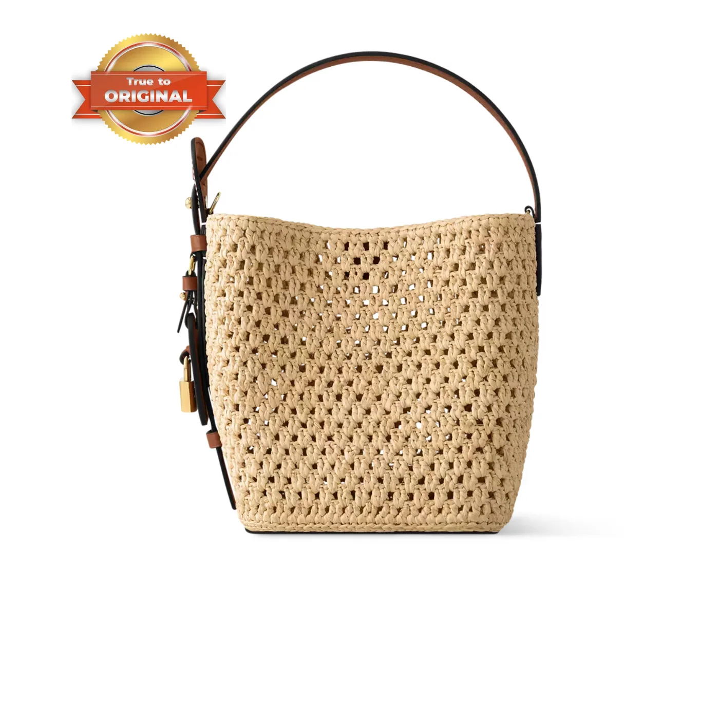 Louis Vuitton All In BB Bucket Bag in Brown Gold Hardware