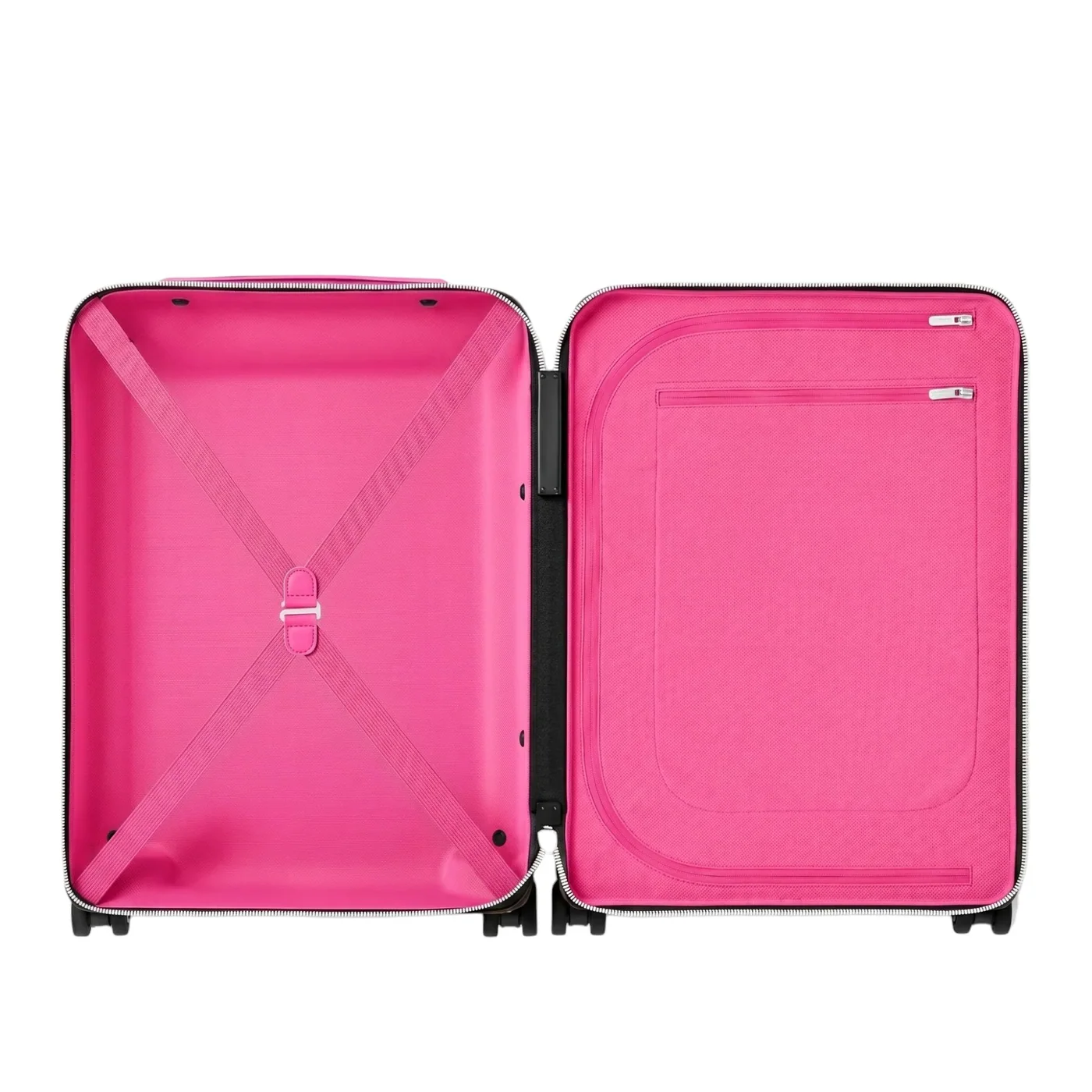 Louis Vuitton Horizon 55 Suitcase in Brown/ Pink Silver Hardware Louis Vuitton Horizon 55 Suitcase in Brown/ Pink Silver Hardware