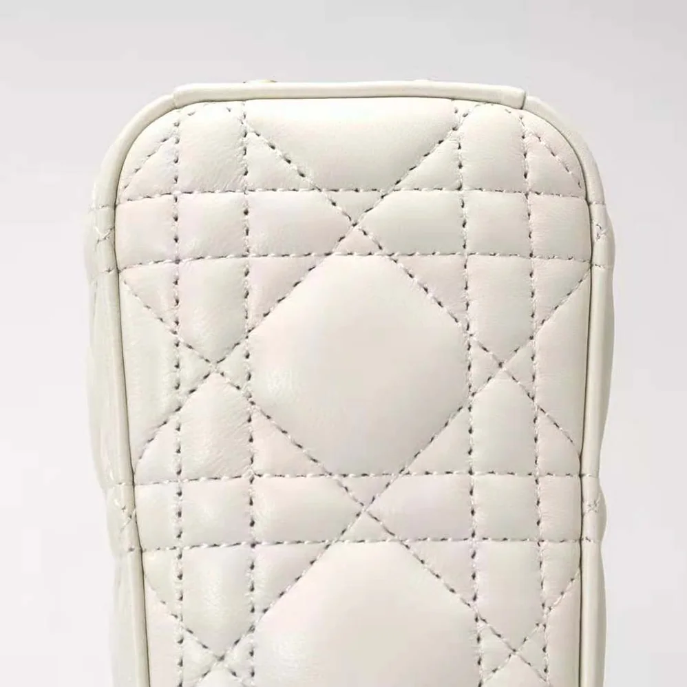 Dior Mini Lady Dior Bag Latte Cannage Lambskin for Women Dior Mini Lady Dior Bag Latte Cannage Lambskin for Women