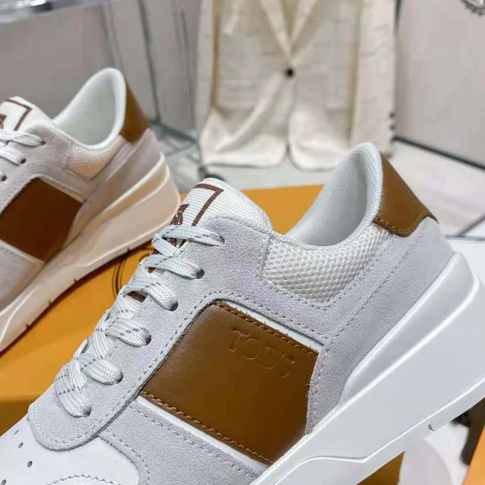 TODS Sneakers in Suede and Smooth Leather for Men in Brown