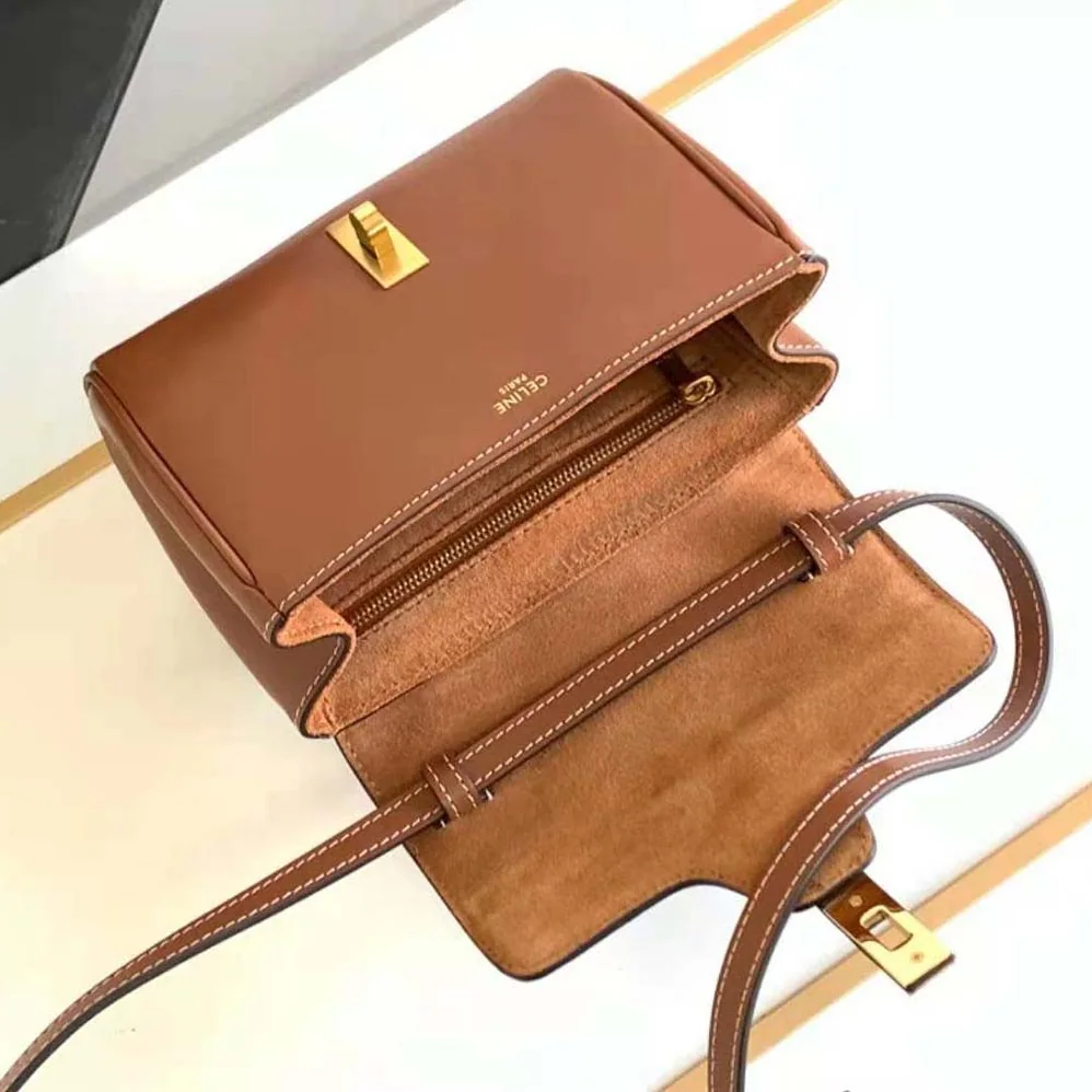 Celine Mini Soft 16 in Smooth Calfskin for Women in Brown Celine Mini Soft 16 in Smooth Calfskin for Women in Brown