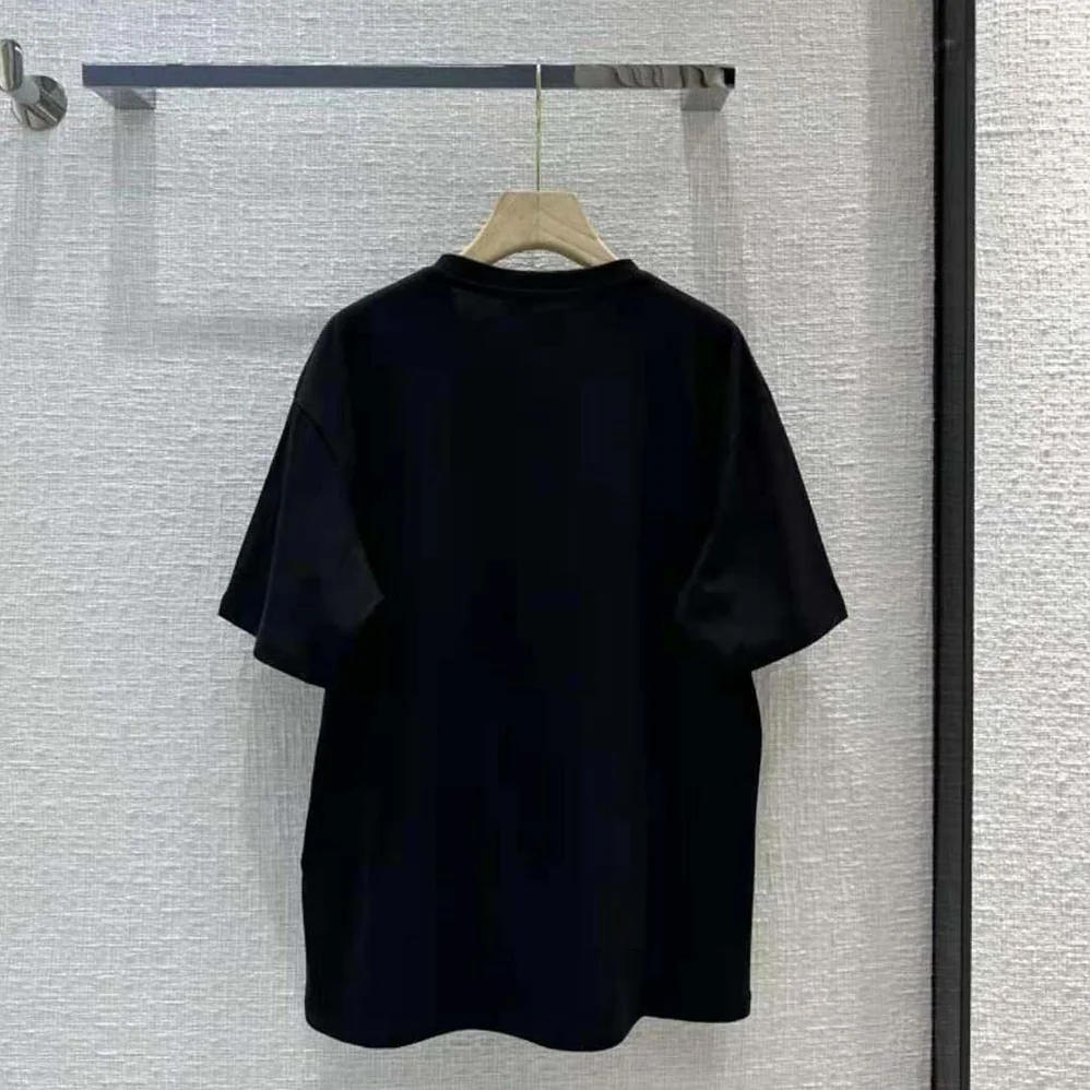 Loewe Glitch Anagram T-shirt in Cotton for Men in Black