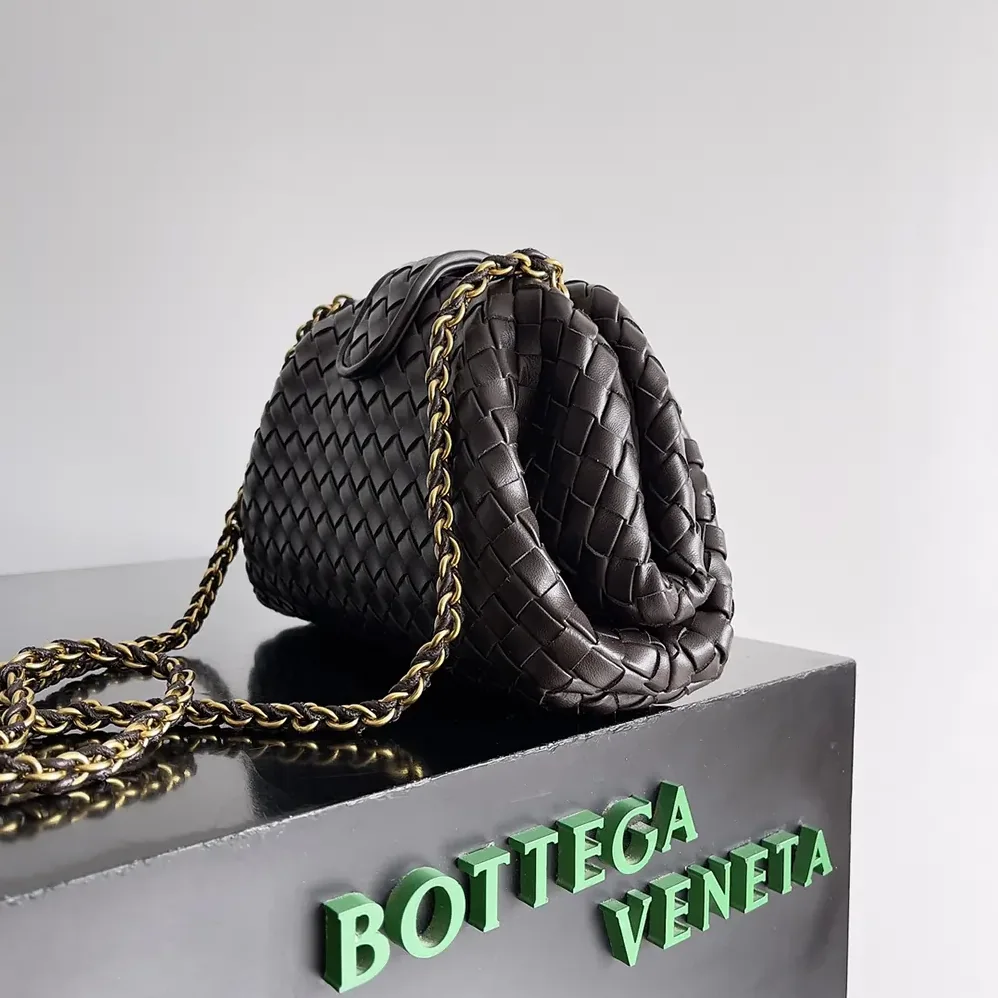 Bottega Veneta Small Lauren 1980 for Women in Chocolate