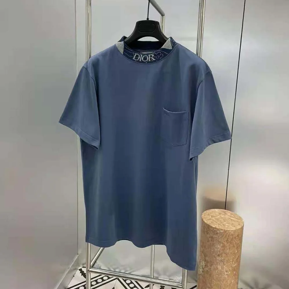 Dior Dior and Duncan Grant and Charleston Relaxed-Fit T for Men in shirt Blue Cotton Jersey Dior Dior and Duncan Grant and Charleston Relaxed-Fit T for Men in shirt Blue Cotton Jersey