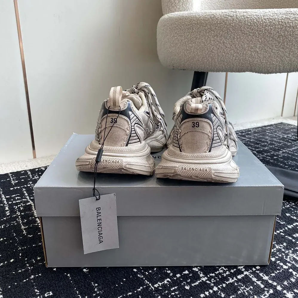 Balenciaga 3XL Sneaker in Beige Mesh and Polyurethane for Unisex