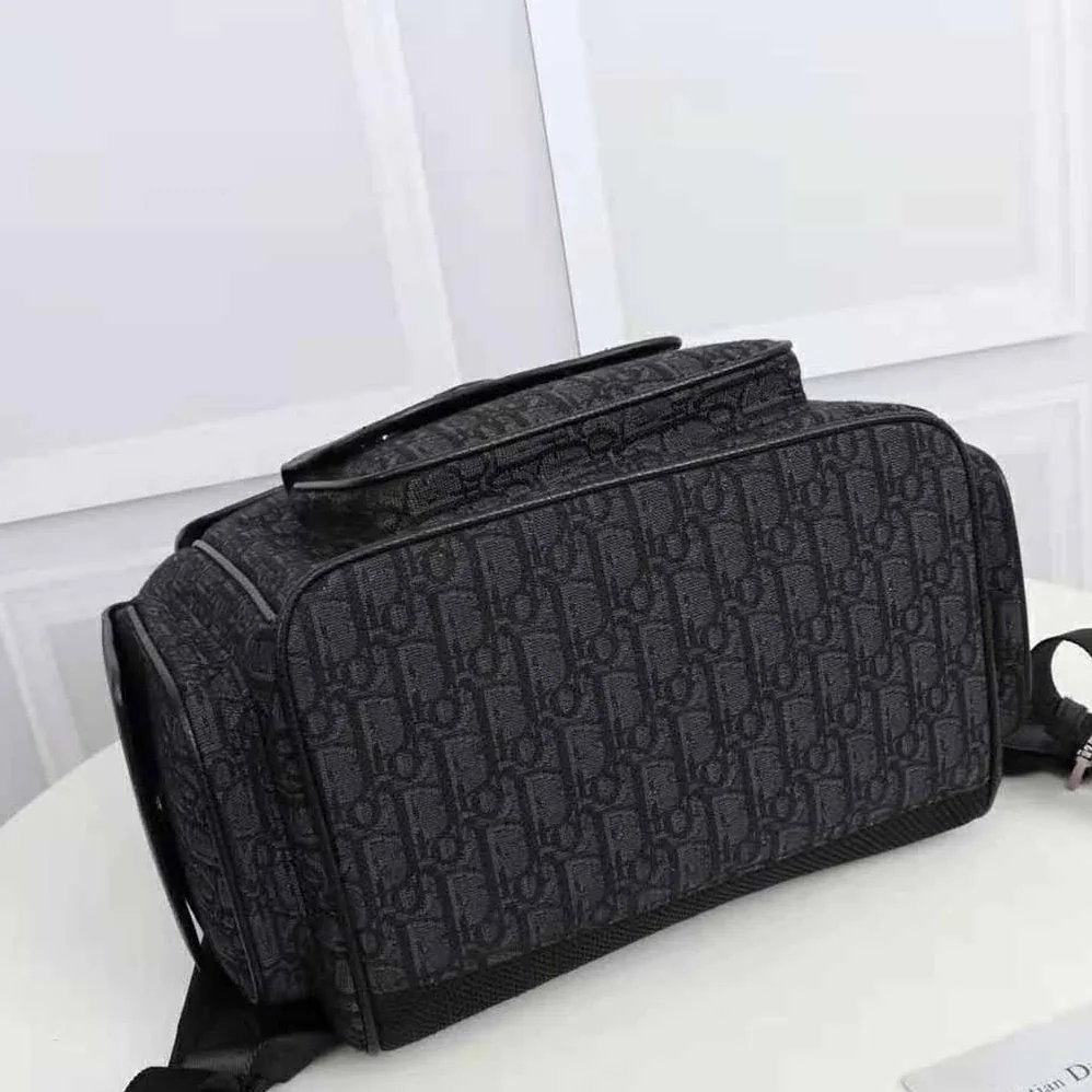Dior Motion Backpack Black Dior Oblique Mirage Technical Fabric and Grained Calfskin for Men Dior Motion Backpack Black Dior Oblique Mirage Technical Fabric and Grained Calfskin for Men