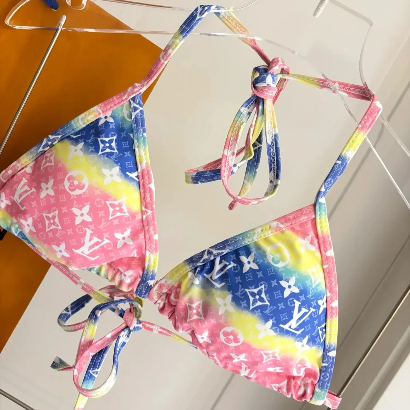 Louis Vuitton Triangle Bikini Multicolor Monogram Escale Louis Vuitton Triangle Bikini Multicolor Monogram Escale