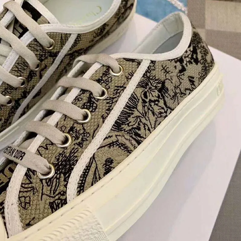Dior Walk'n'Dior Sneaker Embroidered With Toile De Jouy for Women