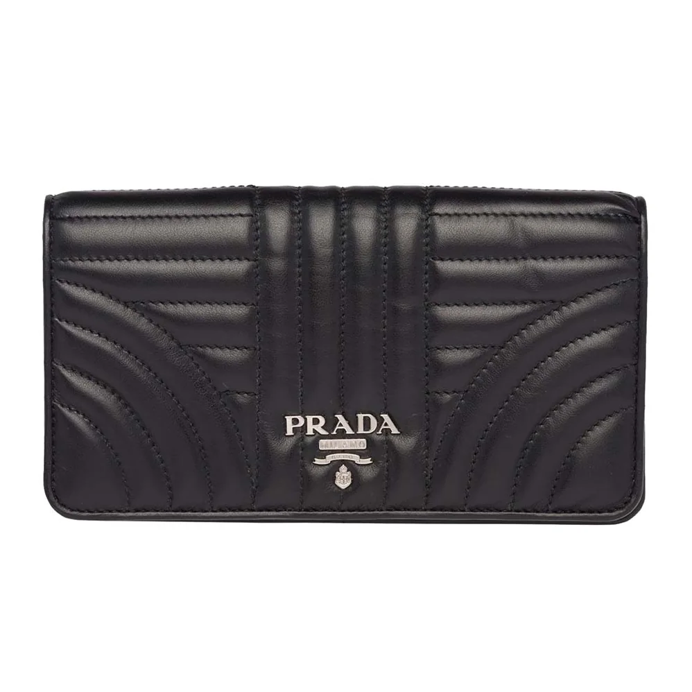 Prada Leather Mini Bag in Calf for Women in Black