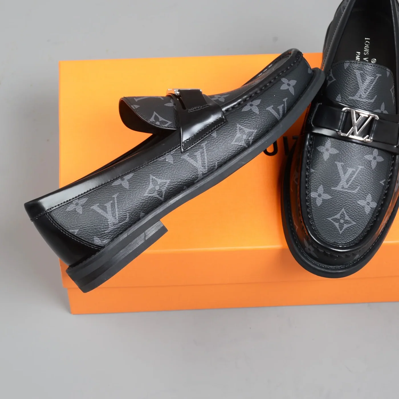 Louis Vuitton Monte Carlo Mocassin in Black Monogram Canvas Louis Vuitton Monte Carlo Mocassin in Black Monogram Canvas