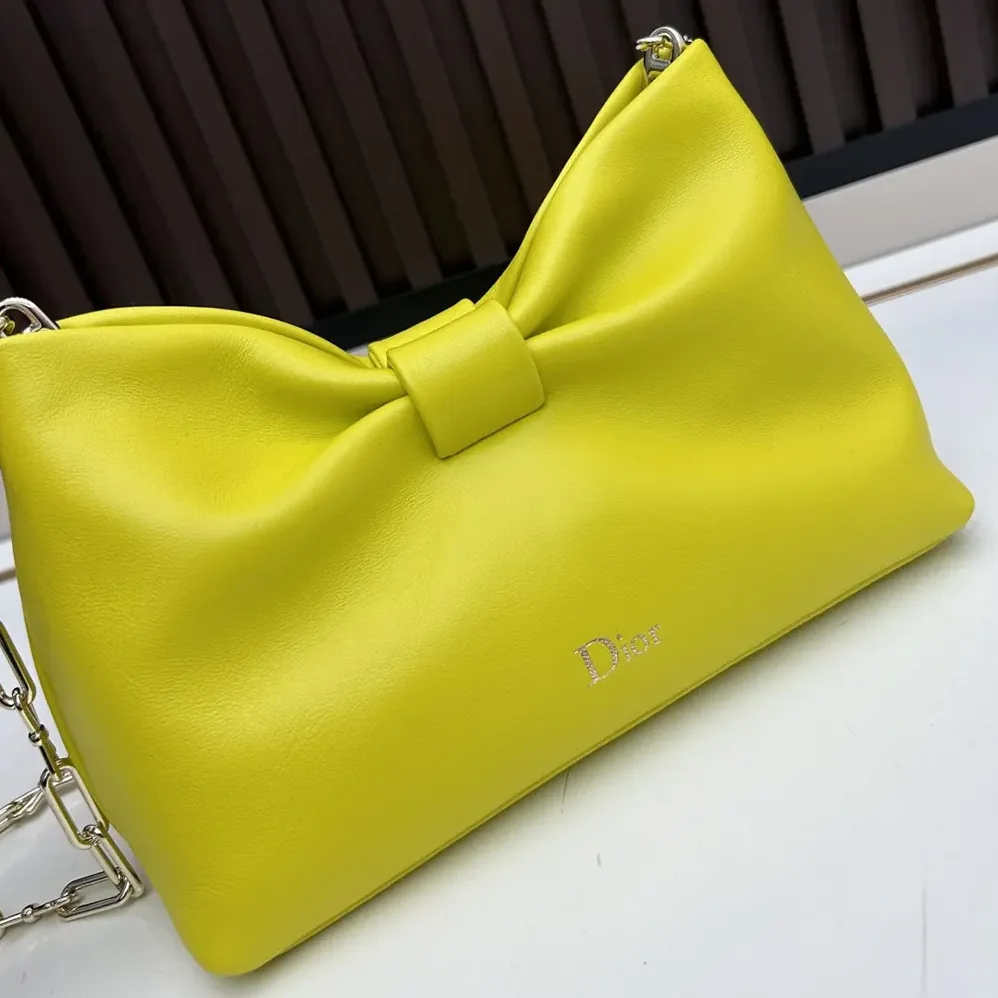 Dior Small Dior Bow Bag Buttercup Lambskin for Women Dior Small Dior Bow Bag Buttercup Lambskin for Women