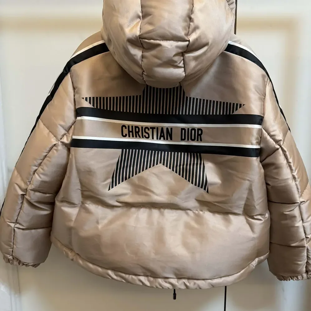 Dior DiorAlps Hooded Cropped Puffer Jacket Pink Quilted Technical Fabric for Women