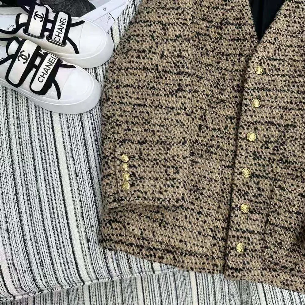 Celine Oversized Cardigan in Tweed for Women