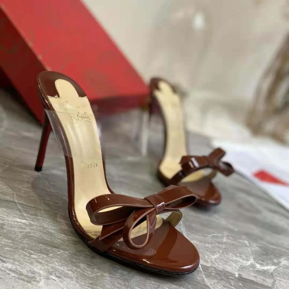 Christian Louboutin Just Nodo 85 mm Heel for Women in Maroon