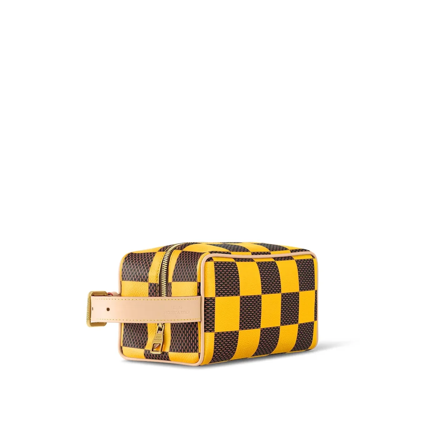 Louis Vuitton Locker Dopp Kit Yellow 9.1 Inches/ Louis Vuitton Locker Dopp Kit Yellow 9.1 Inches/