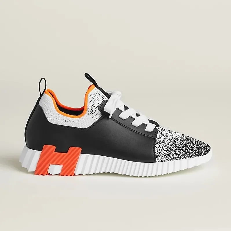 Hermes Depart Slip in On Sneakers Black/ Grey Hermes Depart Slip in On Sneakers Black/ Grey