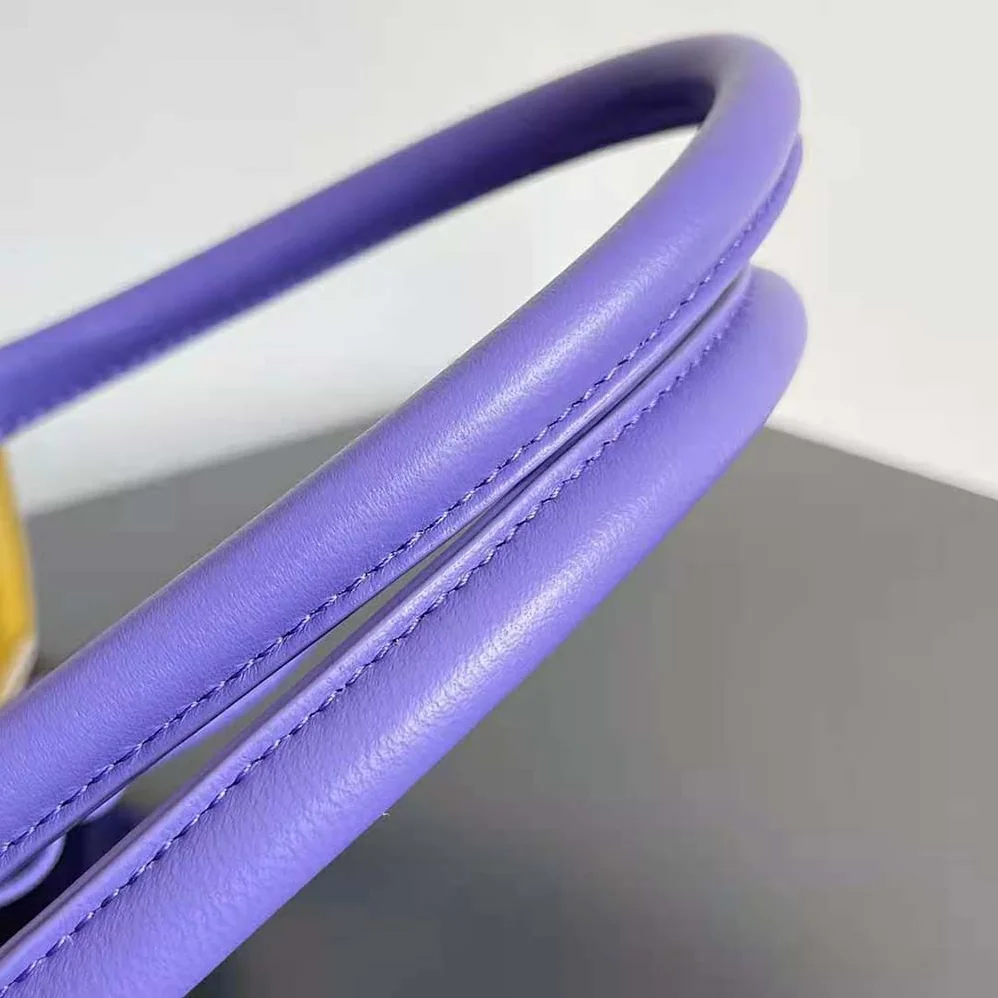 Bottega Veneta Mini Arco Tote Bag with Detachable Strap for Women in Purple Bottega Veneta Mini Arco Tote Bag with Detachable Strap for Women in Purple