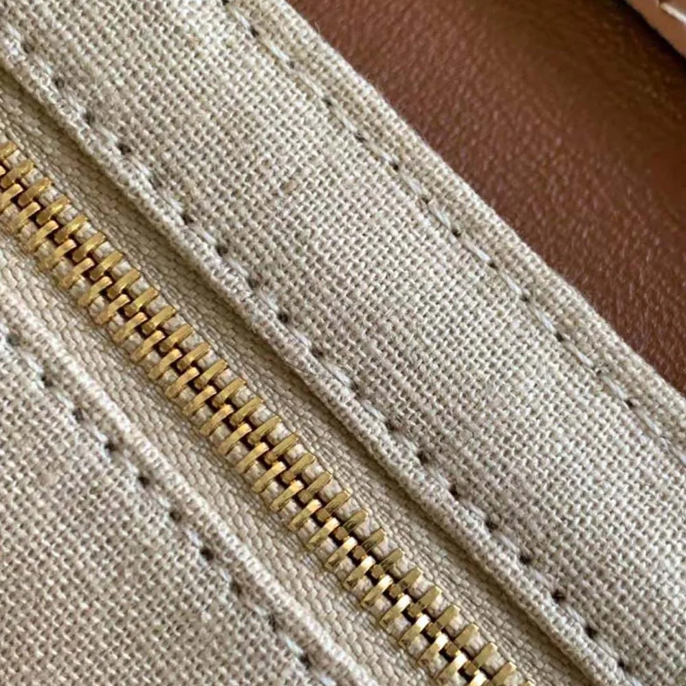 Celine Mini Soft 16 in Textile and Calfskin for Women in Beige