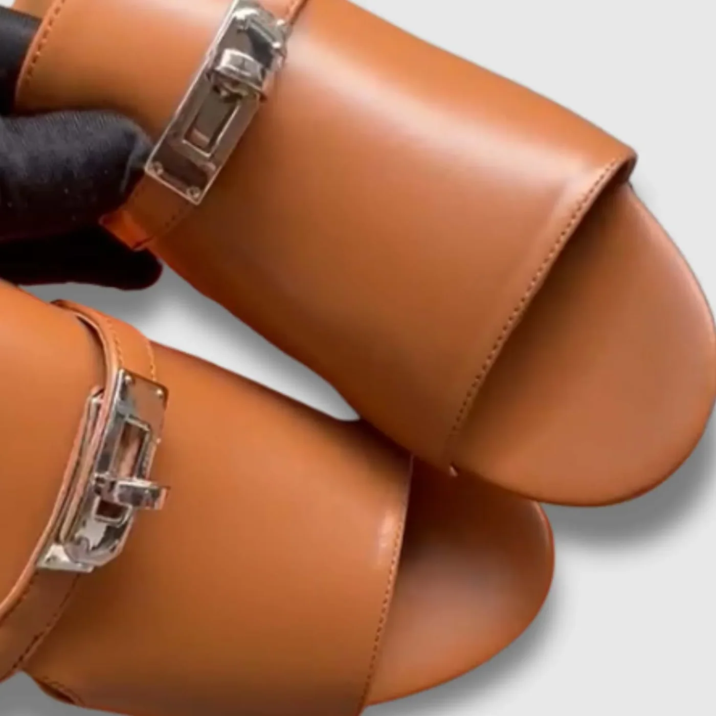Hermes Candy Sandal Brown Hermes Candy Sandal Brown
