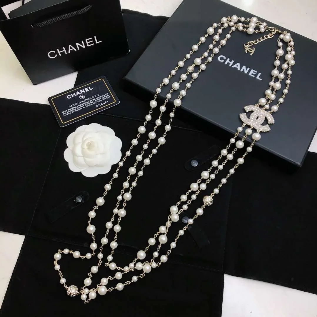 Chanel Chain Necklace Gold