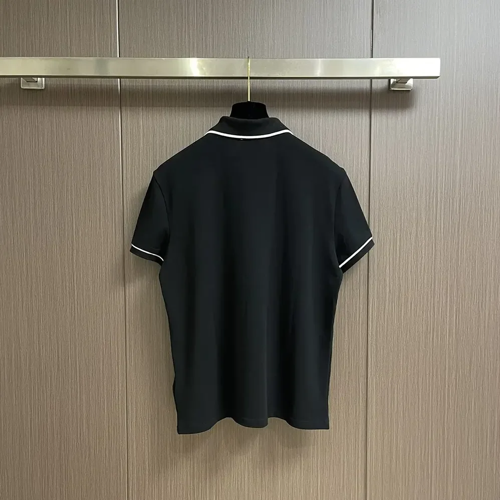 Celine Classic Polo Shirt in Cotton Piqué-Black 2X75H626U.38AW for Men Celine Classic Polo Shirt in Cotton Piqué-Black 2X75H626U.38AW for Men