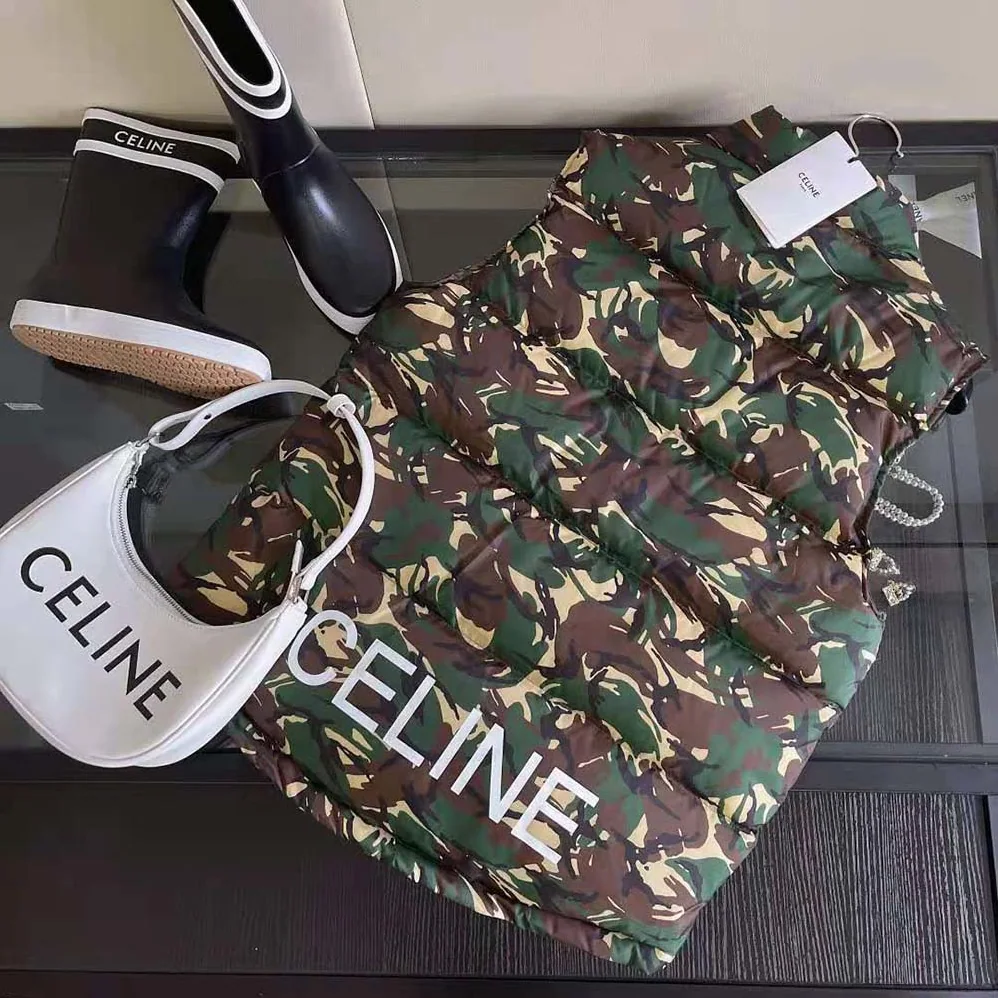 Celine Loose Jacket in Printed Nnylon for Women