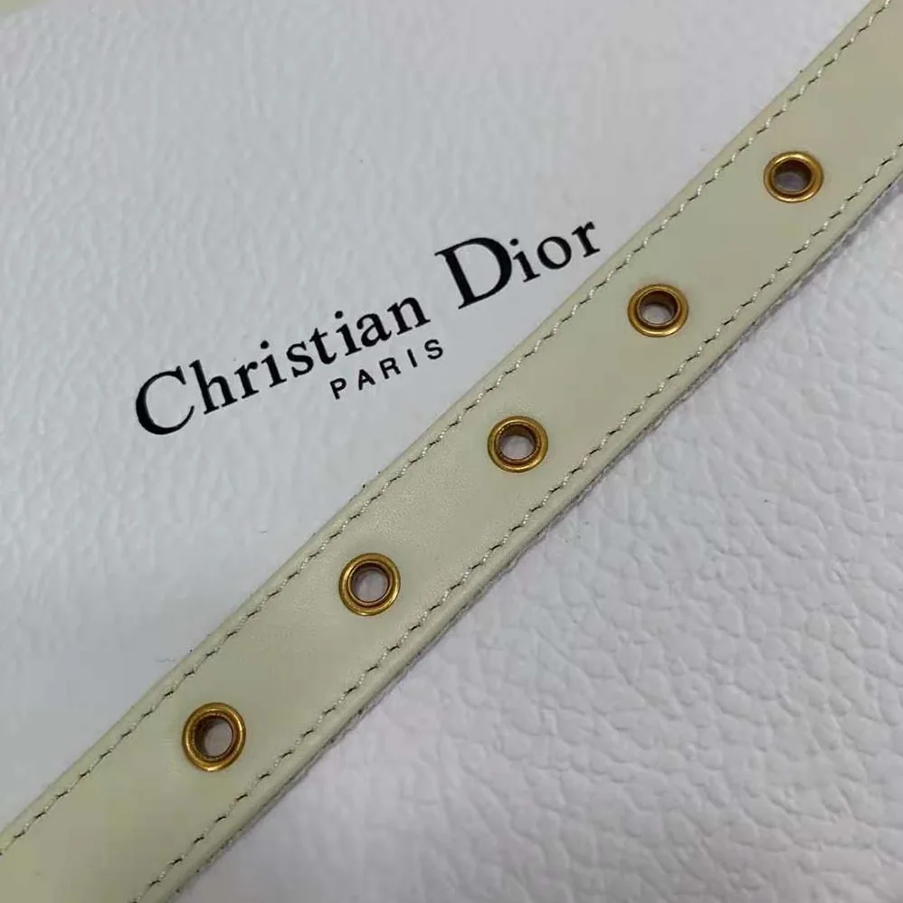 Dior Saddle Belt White Dior Oblique Jacquard for Women Dior Saddle Belt White Dior Oblique Jacquard for Women