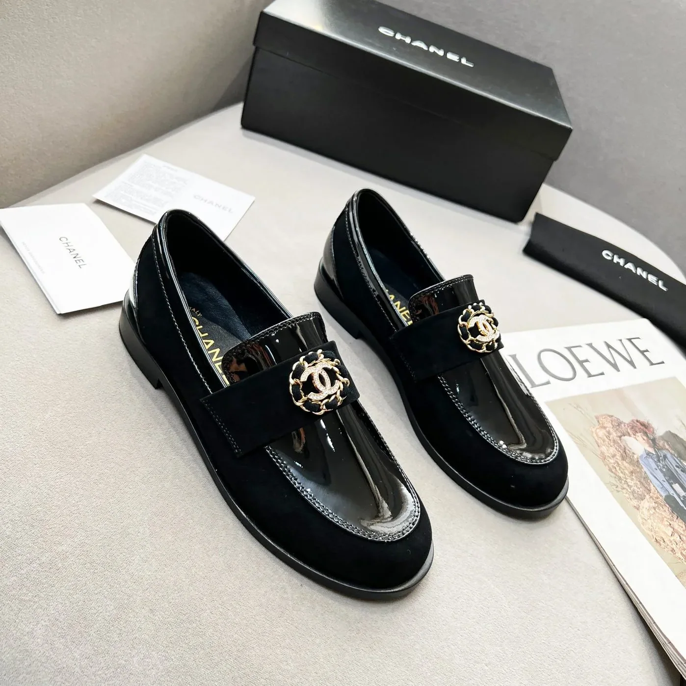 Chanel Loafers Black for Women
