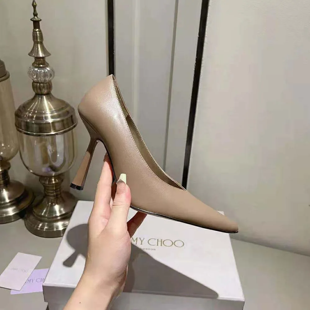 Jimmy Choo Maryanne 100 Biscuit Calf Leather Pointed for Women in Toe Pumps Jimmy Choo Maryanne 100 Biscuit Calf Leather Pointed for Women in Toe Pumps