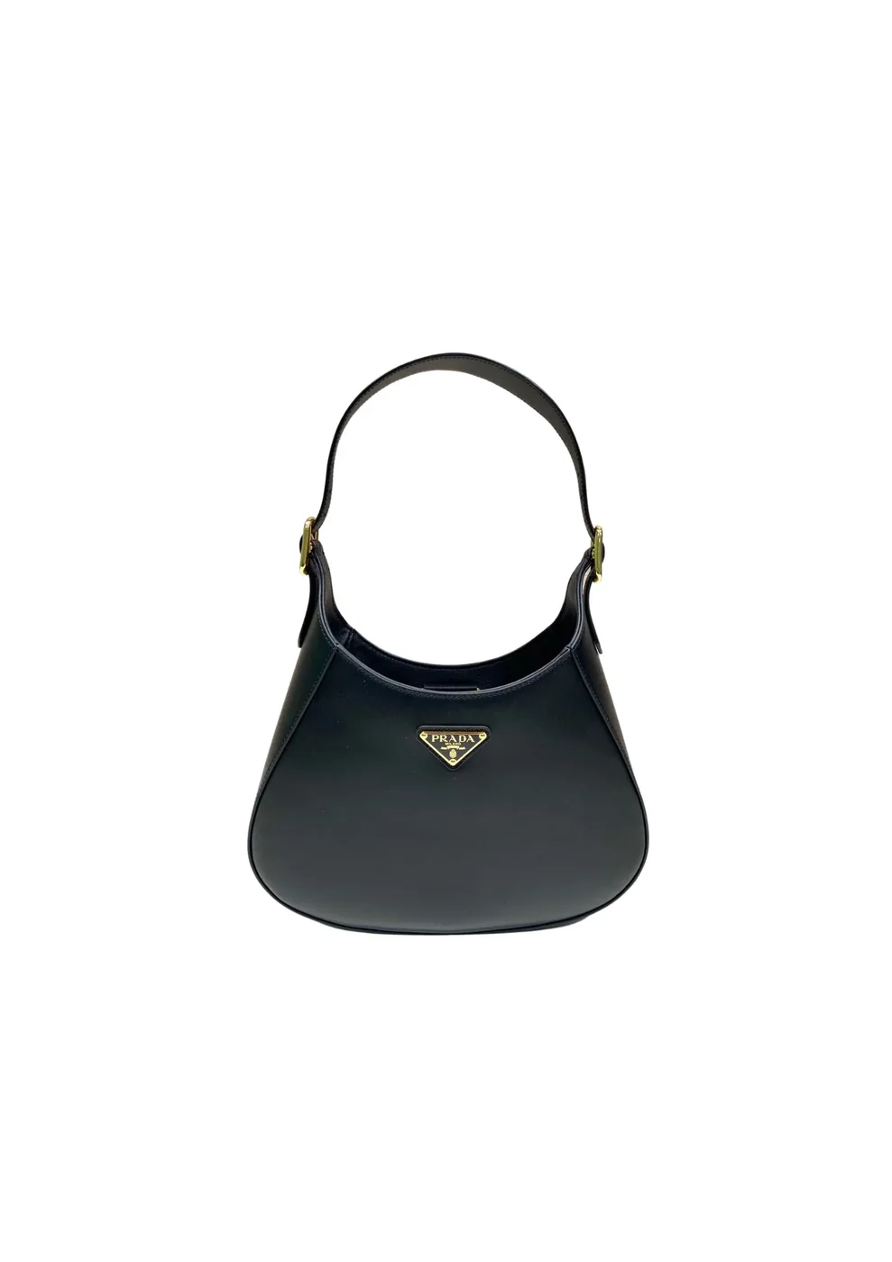 Prada Cleo Brushed Shoulder Bag In Black For Women10. / Prada Cleo Brushed Shoulder Bag In Black For Women10. /