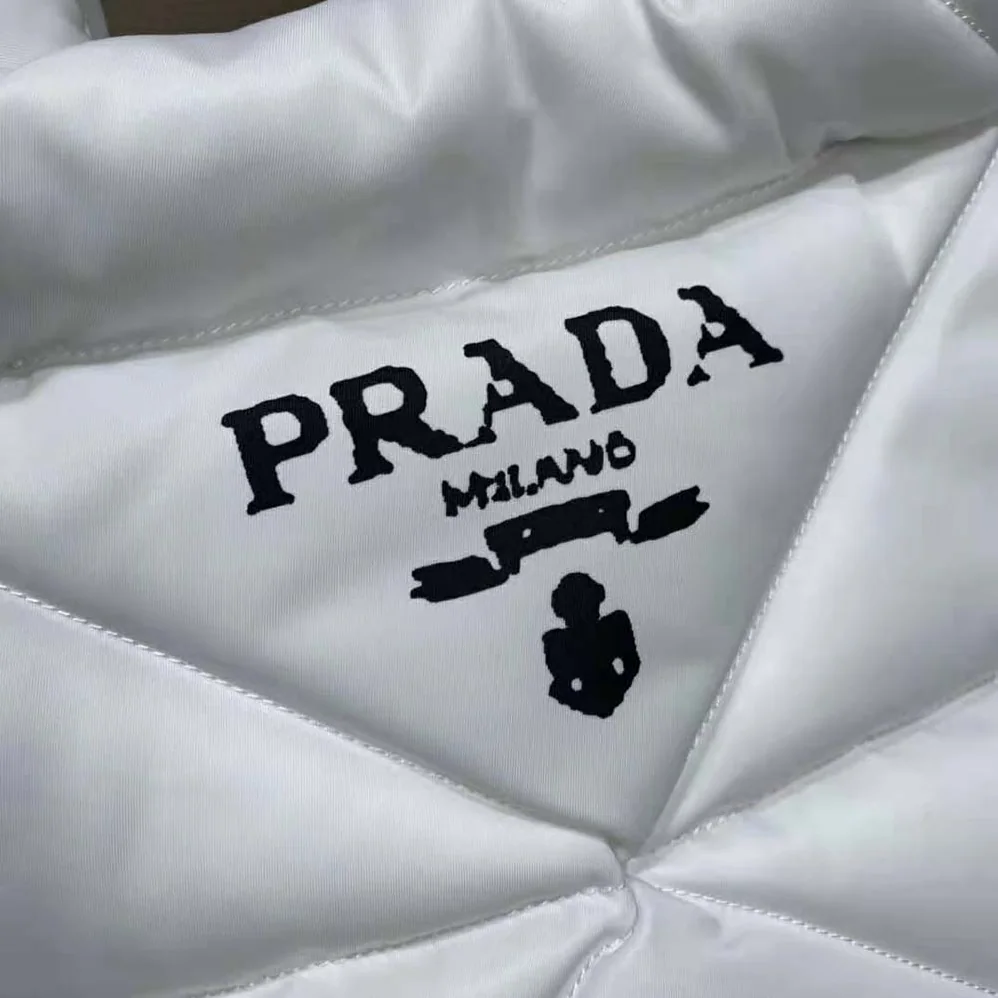 Prada Padded Re-Nylon Tote Bag for Women in White