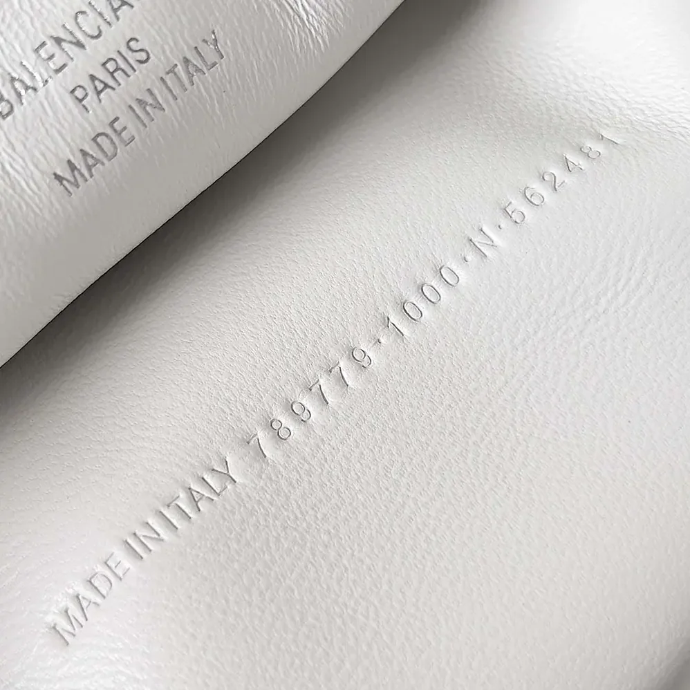 Balenciaga Rodeo Small Handbag in White Smooth Calfskin for Women in Silver
