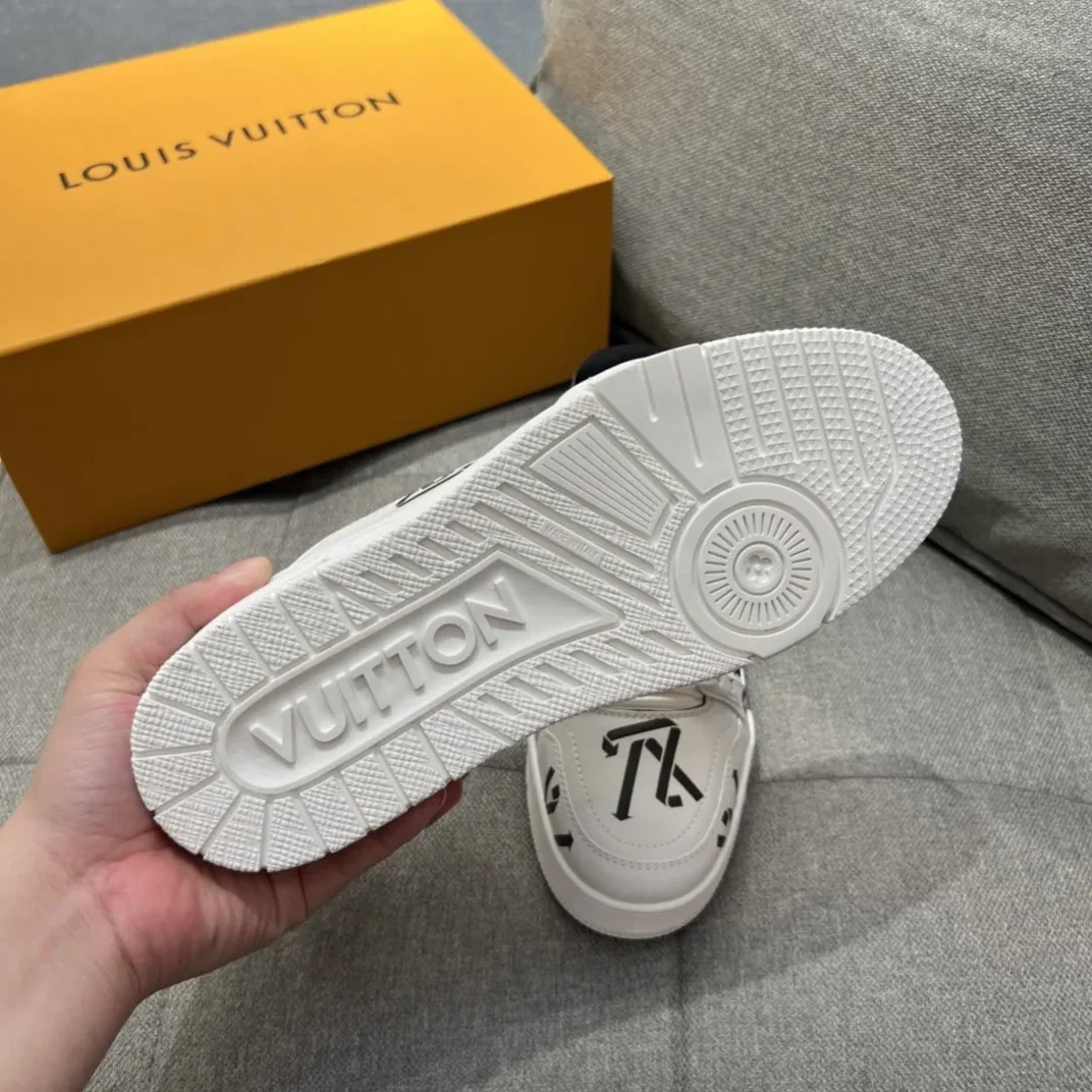 Louis Vuitton LV Trainer Sneaker Black LV 1AAGY7 Louis Vuitton LV Trainer Sneaker Black LV 1AAGY7