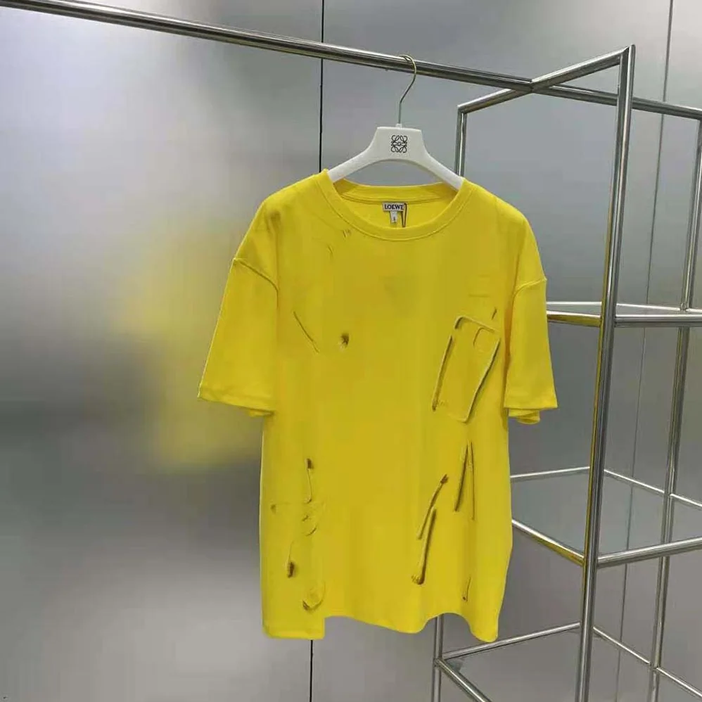 Loewe Objects T-shirt in Cotton for Men in Yellow