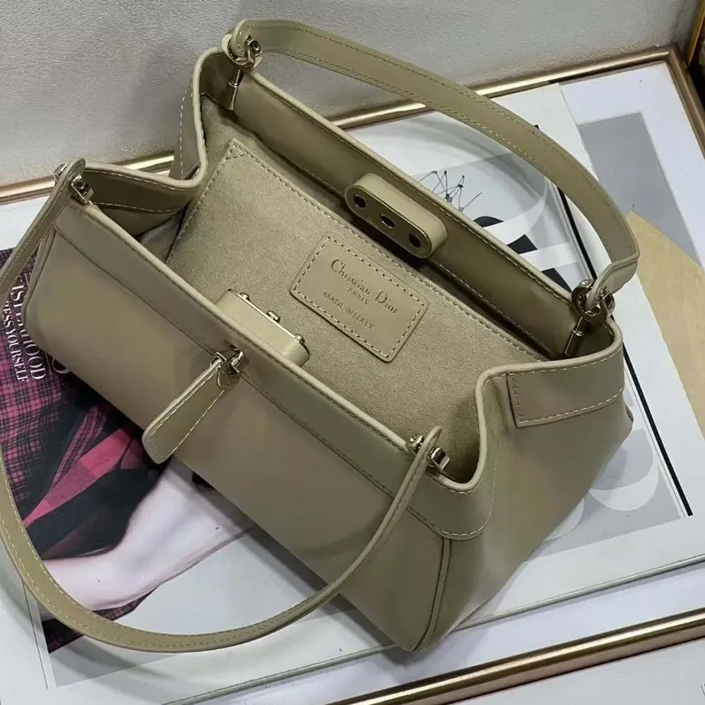 Dior Small Dior Key Bag Sandy Box Calfskin for Women