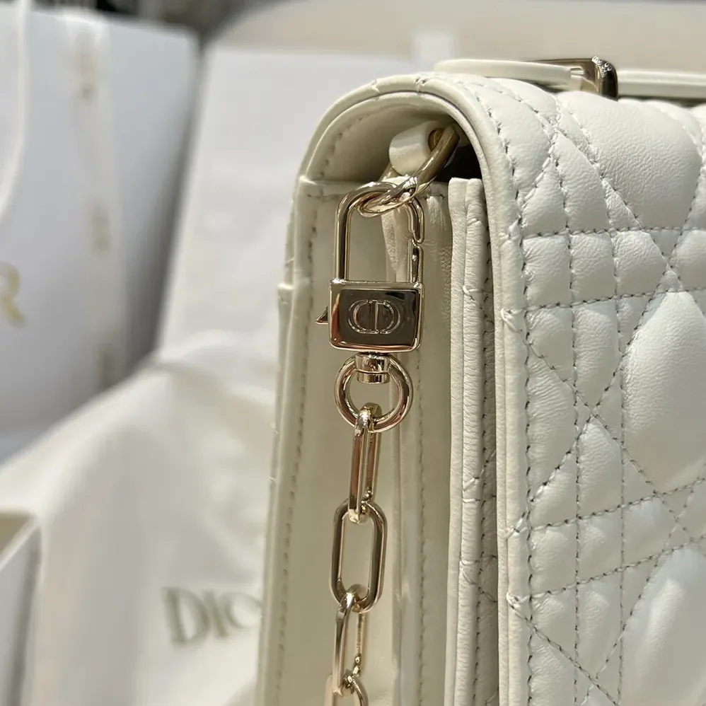 Dior My Dior Top Handle Bag Latte Cannage Lambskin for Women Dior My Dior Top Handle Bag Latte Cannage Lambskin for Women
