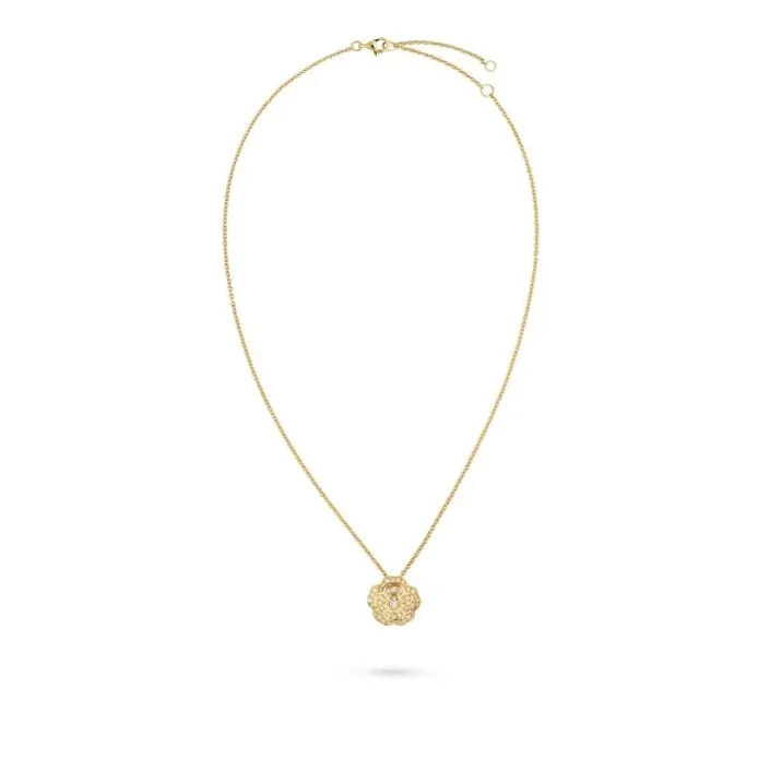 Chanel Bouton De Camélia Necklace Yellow Gold