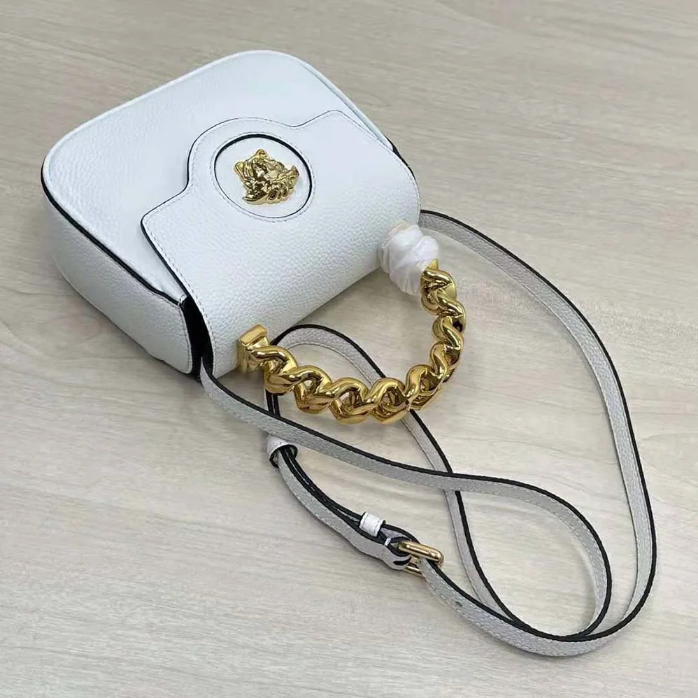 Versace La Medusa Mini Bag for Women in White Versace La Medusa Mini Bag for Women in White