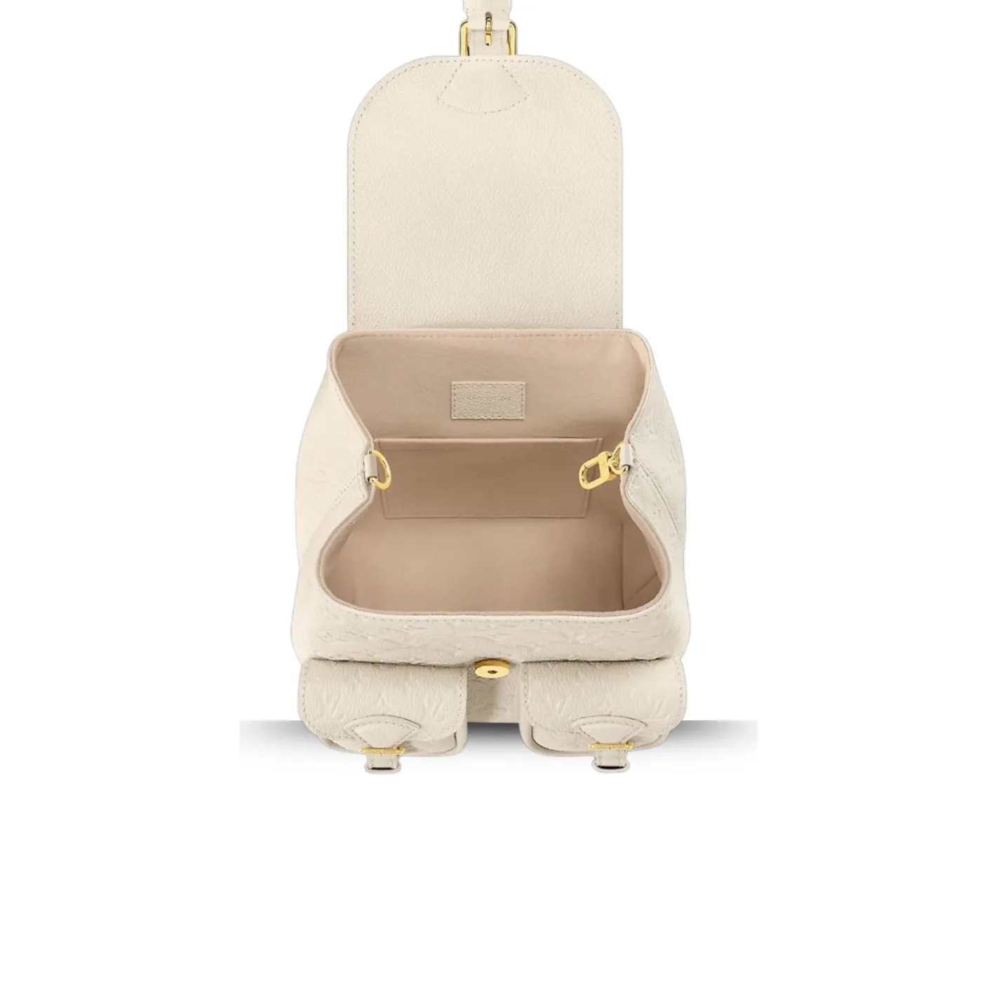 Louis Vuitton Backup Monogram Empreinte Cream /