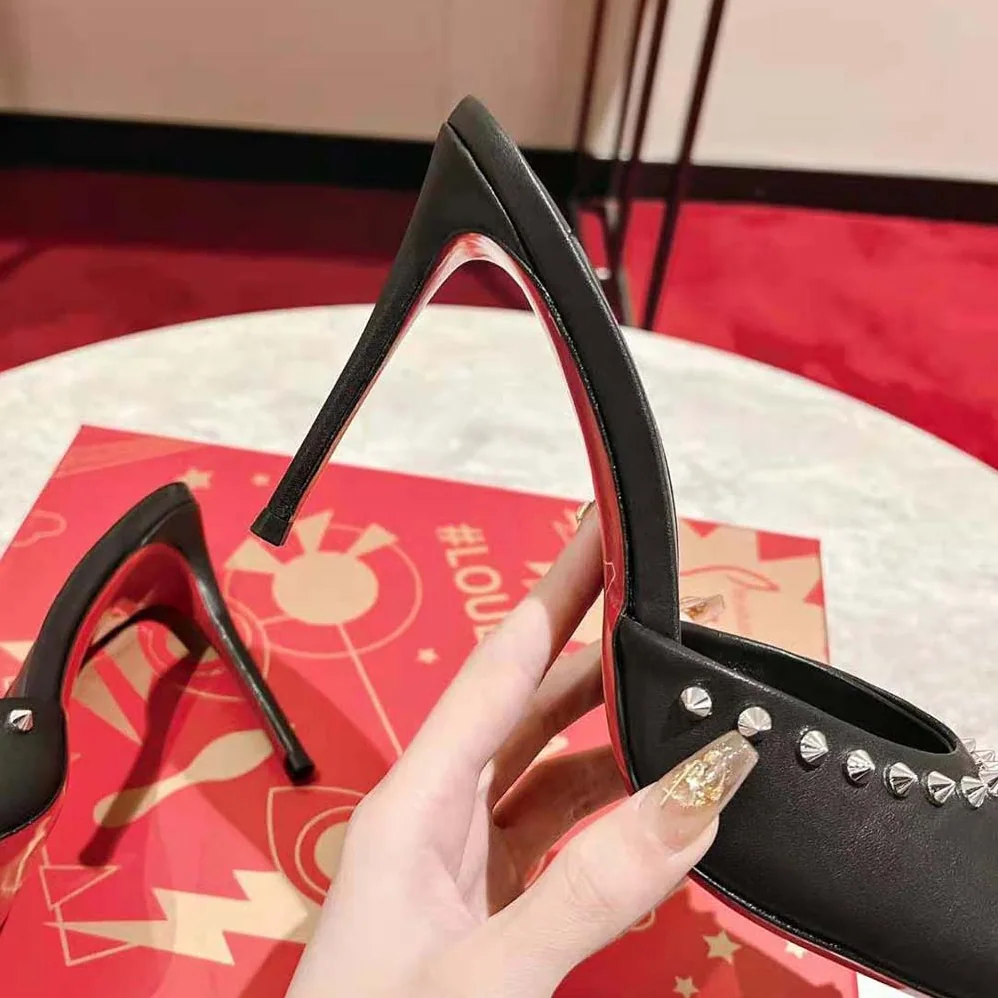 Christian Louboutin Me Dolly Spike 85 mm Sandals Nappa leather and Spikes for Women in Black