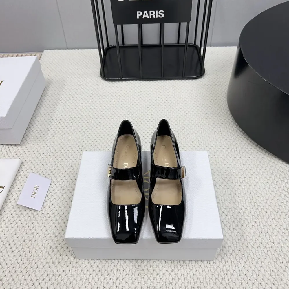 Dior Miss Dior Pump Black Patent Calfskin for Women Dior Miss Dior Pump Black Patent Calfskin for Women
