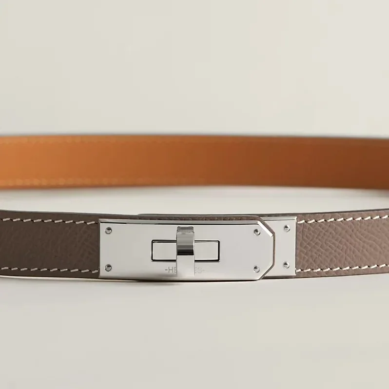 Hermes Kelly Pocket 18 Belt Étoupe