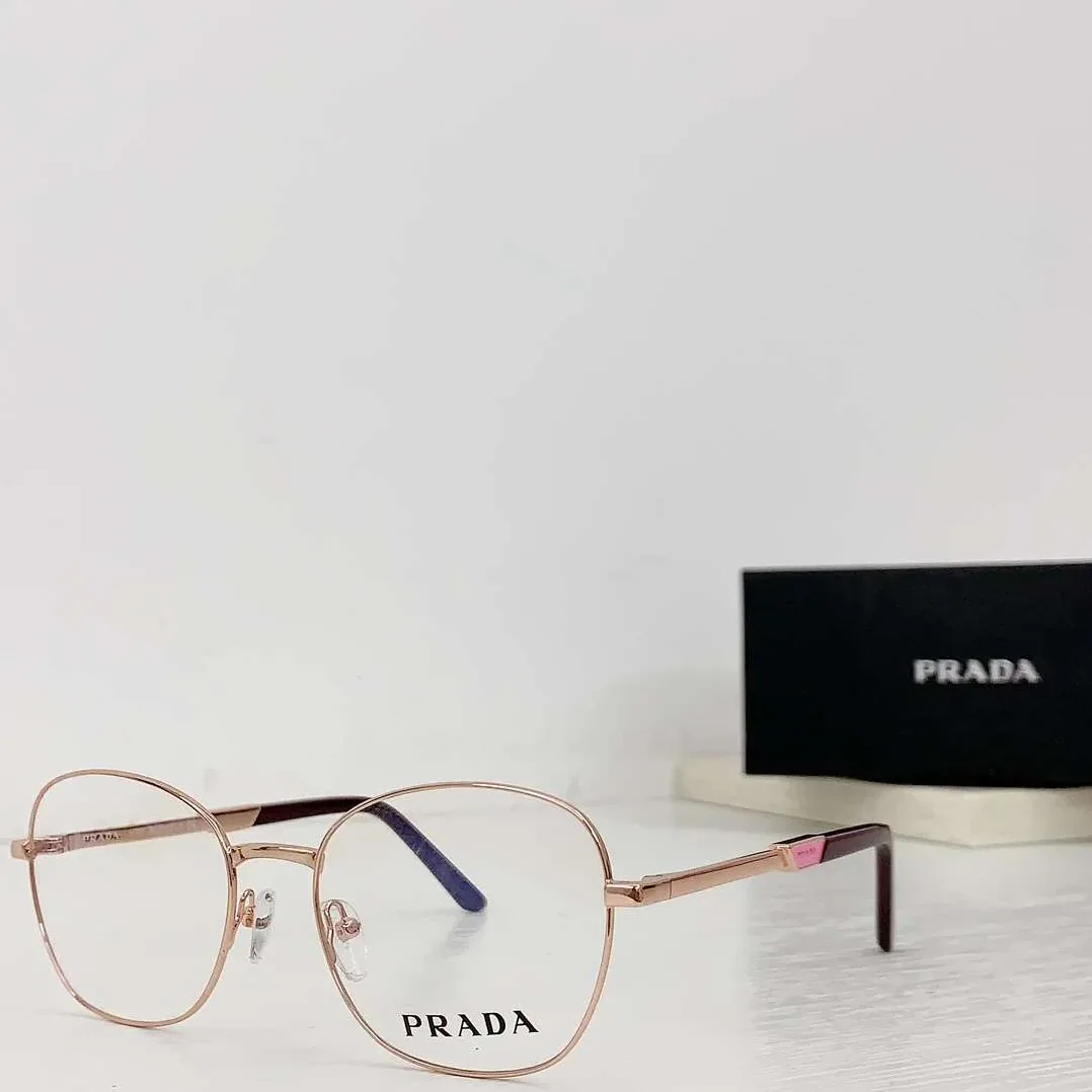 Prada Round Glasses Pink