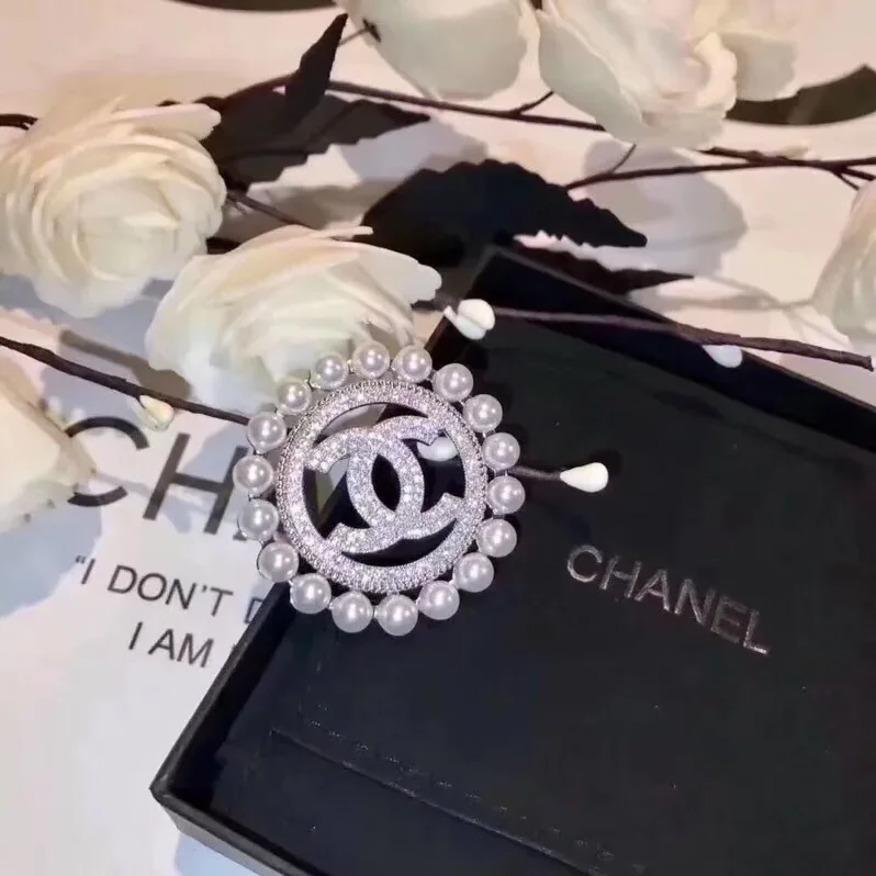 Chanel Brooch Jewelry Sliver Hardware