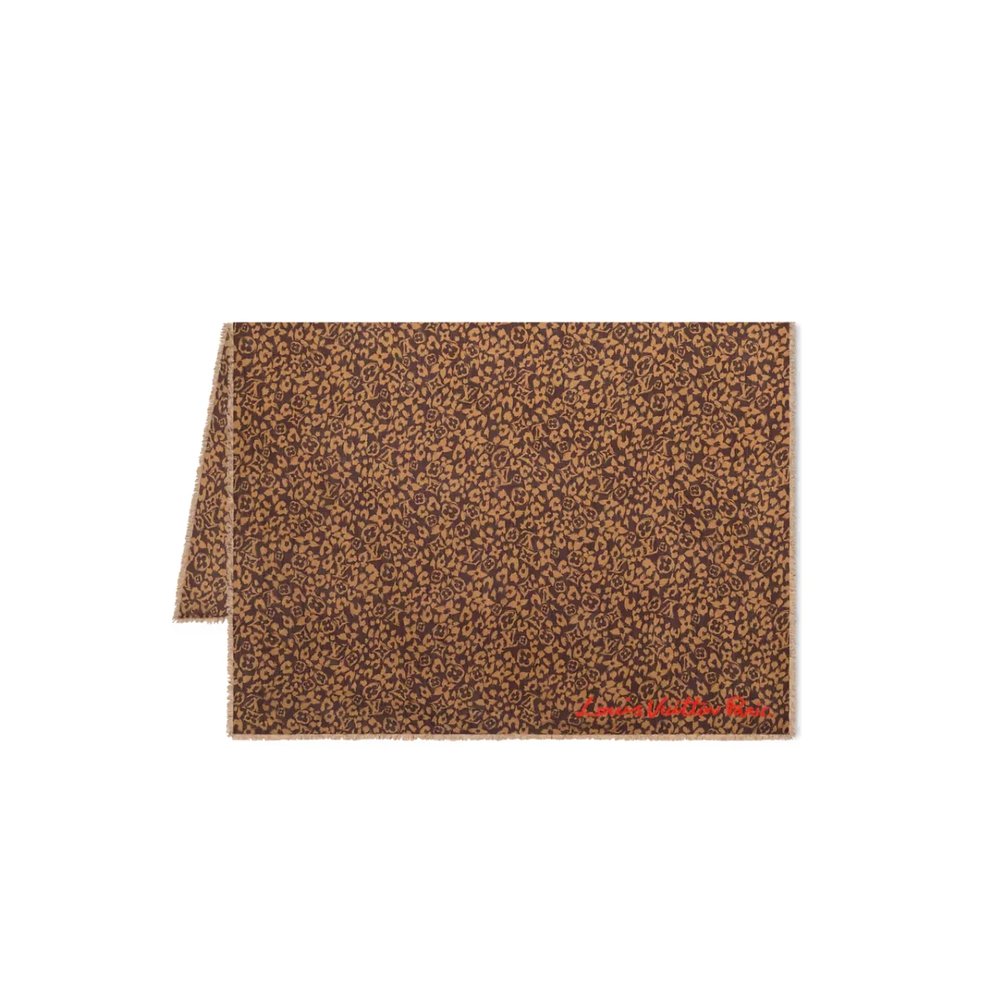 Louis Vuitton LV Safari Stole in Brown